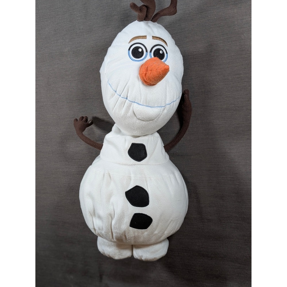 Disney Frozen Olaf Plush Toy Stuffed Animal Character Snowman Large 22" Plushie